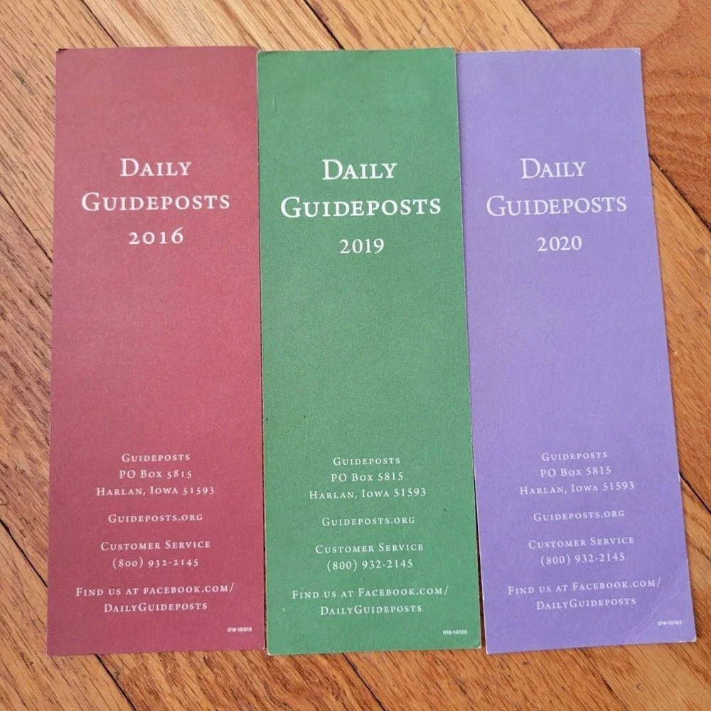 11 Daily Guideposts Devotional Book Collection 1998 2024 Inspirational Bookmarks